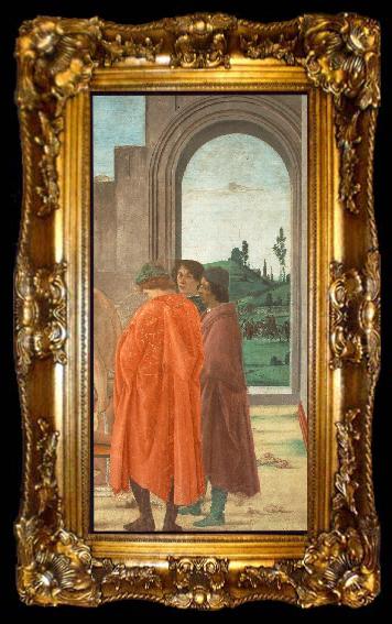 framed  LIPPI, Filippino Crucifixion of Peter (detail) sg, ta009-2